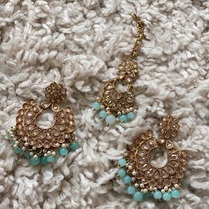 Indian earring set.